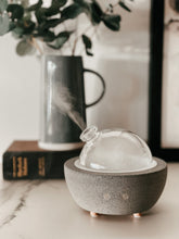 Glass Dome & Speckled Concrete Diffuser | Essential Oil Diffuser