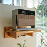Floating Projector Tray, Solid Wood Projector Shelf, Walnut Projector Tray, Projector Rack, Projector Holder