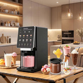 Teendow Ice Cream Maker KF-2501U1, Automatic Ice Cream Machine, 8 Preset Programs, Self-Cleaning, Countertop Ice Cream Maker