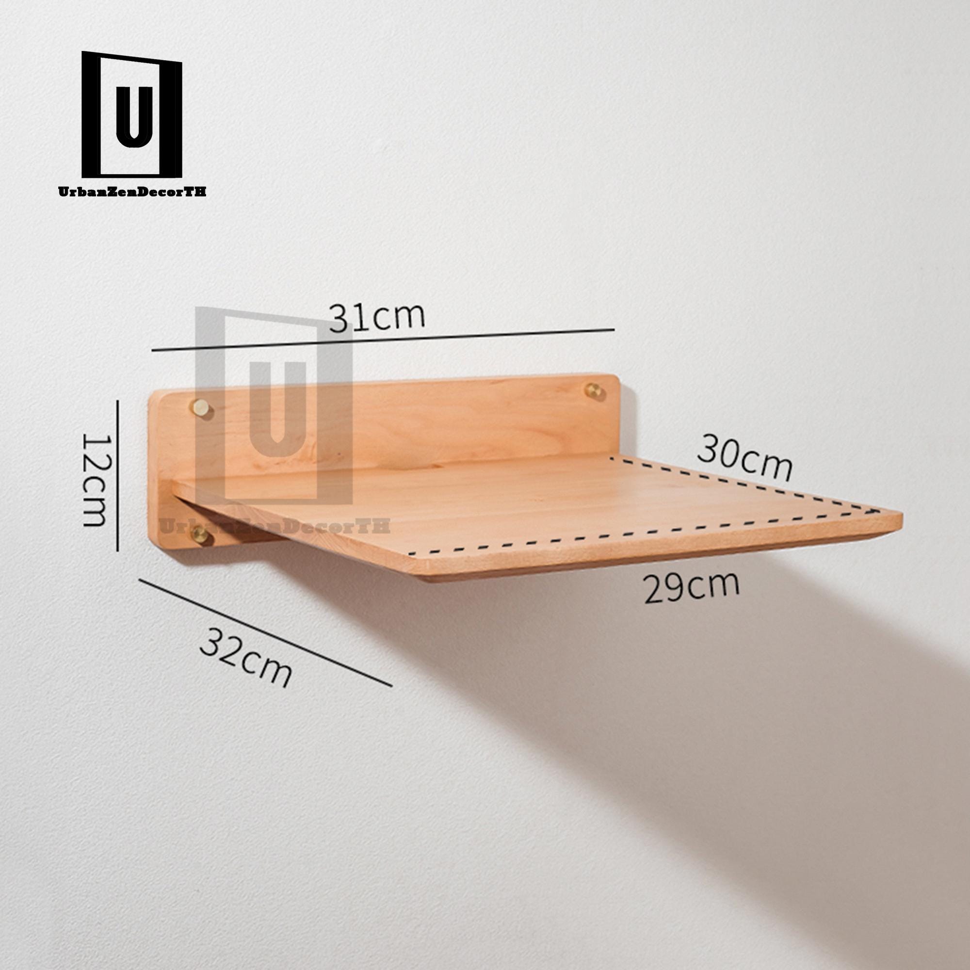 Solid Wood Projector Stand, Wall Mounted Turntable Shelf, Record Player Ledge, Vinyl Record Holder