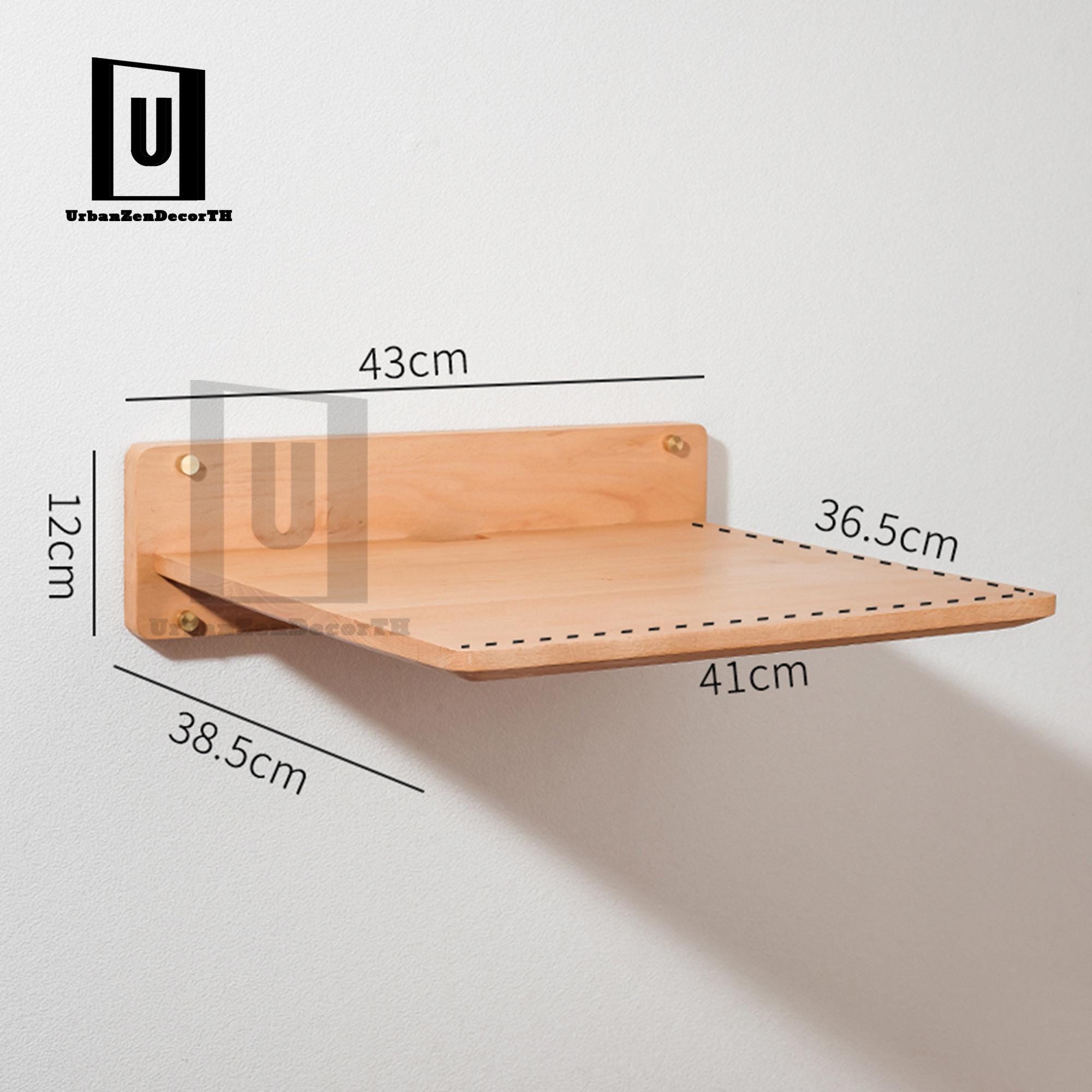 Solid Wood Projector Stand, Wall Mounted Turntable Shelf, Record Player Ledge, Vinyl Record Holder