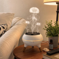 Jellyfish Aroma Diffuser, Ultrasonic Mist Humidifier, Sound Pickup Night Light, Remote Control Ambient Decor
