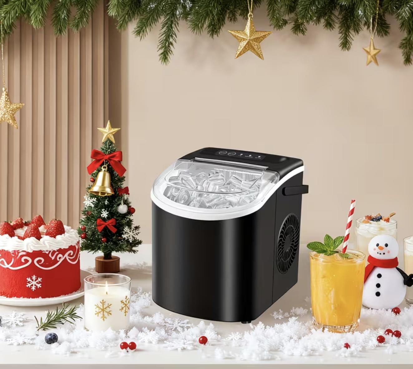 Portable Countertop Ice Maker Machine