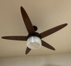 Working Light Miniature Ceiling Fan 1:12th Scale Dollhouse