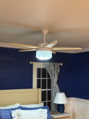 Working Light Miniature Ceiling Fan 1:12th Scale Dollhouse