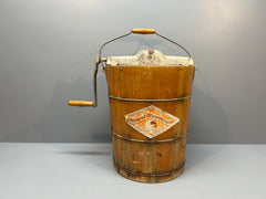 Vintage White Mountain Triple Motion Hand Crank Ice Cream Freezer